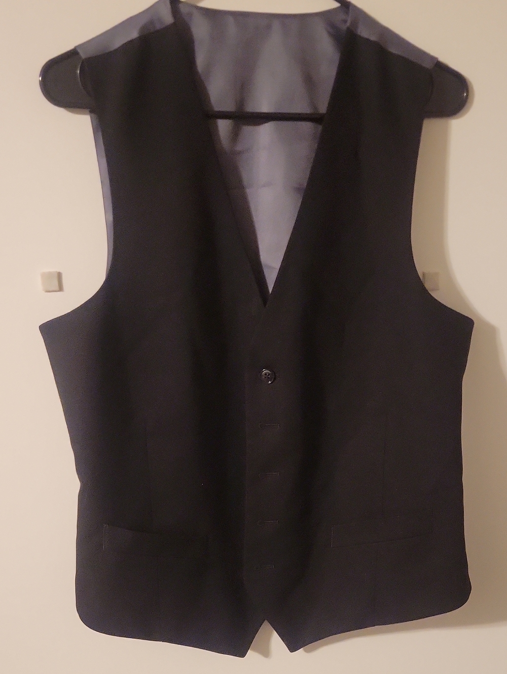 Men's Black Dress Vest - Tailored V-Neck Waistcoat